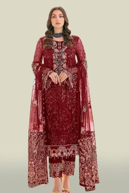Georgette Semi Stitched Salwar Suit