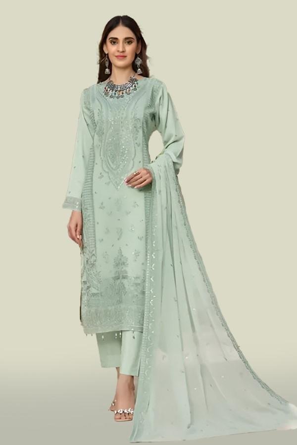 Eid Special Georgette Semi Stitched Salwar Suit