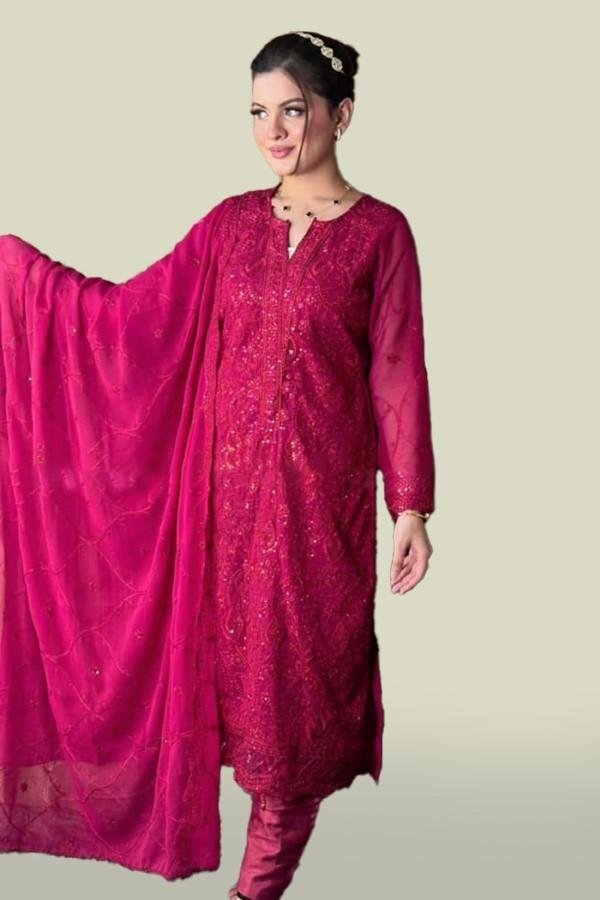 Eid Special Georgette Semi Stitched Salwar Suit